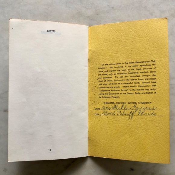 Vintage 1959 MARION COUNTY HOME DEMONSTRATION CLUBS Booklet - Picture 8 of 8